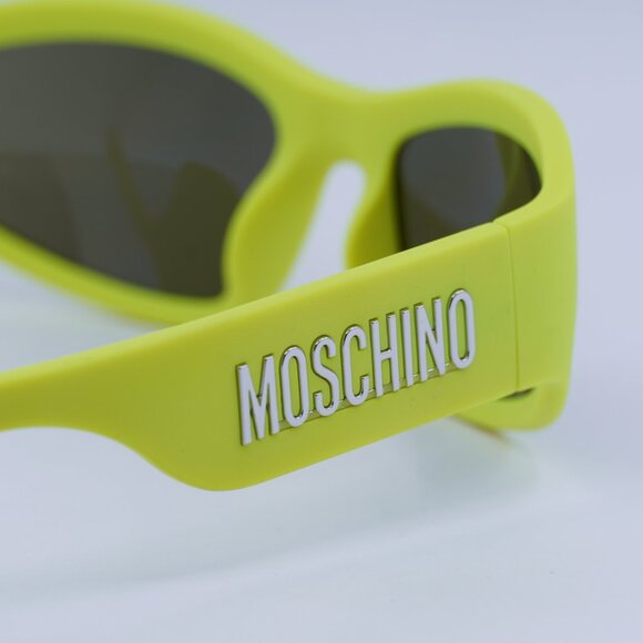 🕶️ New Moschino MOS164/S 04AN QT Sunglasses - Lime Frame, Green Lenses - Picture 10 of 11